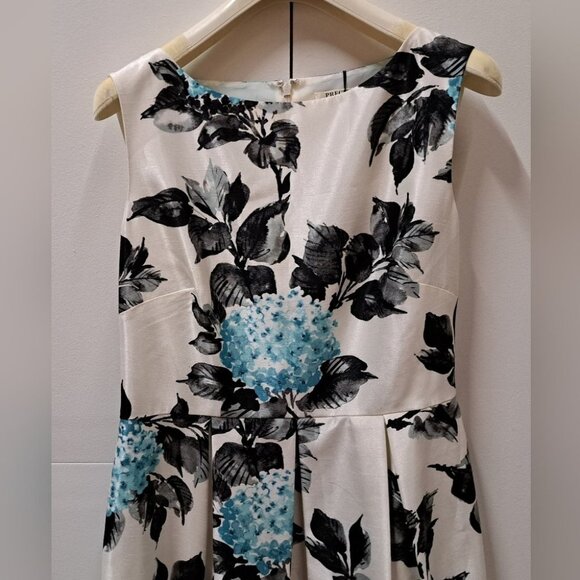 NWT Precis Petite Women's Dress Floral A-Line Sundress Belted Size 10 US - Picture 8 of 14